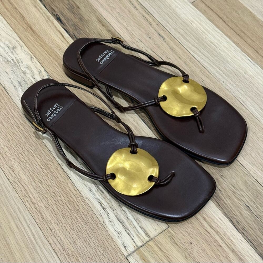 Jeffrey Campbell Chance Slingback Thong Sandals - Picture 2 of 6